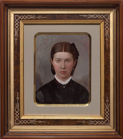 Porträt einer Frau, 1870-1880 von American Photographer