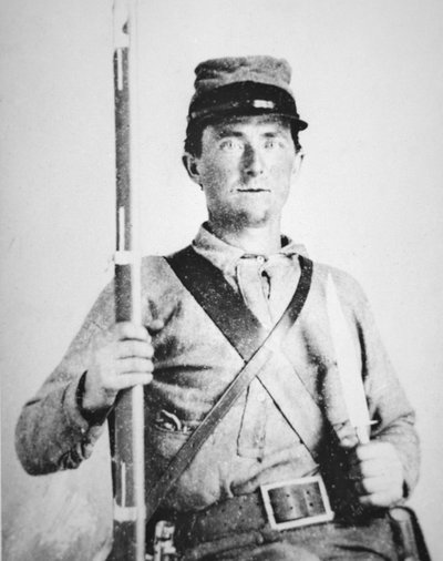 Private John LeRoy Williams, Soldat der Konföderierten Armee von American Photographer