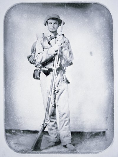 Private Thomas Taylor, Soldat der Konföderiertenarmee von American Photographer