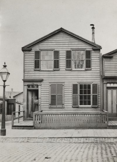 Wohnsitz bei 42 Monroe St., Chicago, 1869 von American Photographer