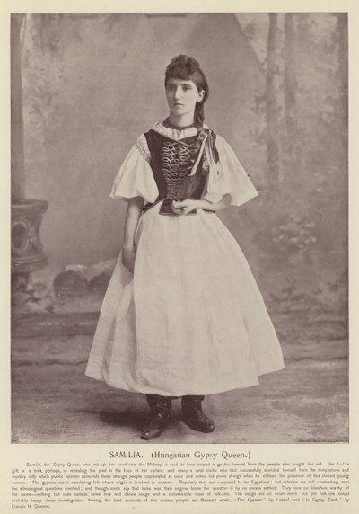 Samilia, Ungarische Zigeunerkönigin von American Photographer