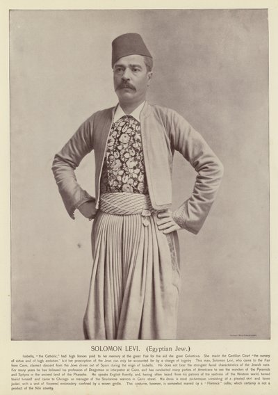 Solomon Levi, Ägyptischer Jude von American Photographer