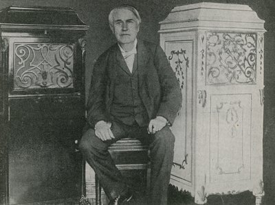 Thomas Edison, amerikanischer Erfinder von American Photographer