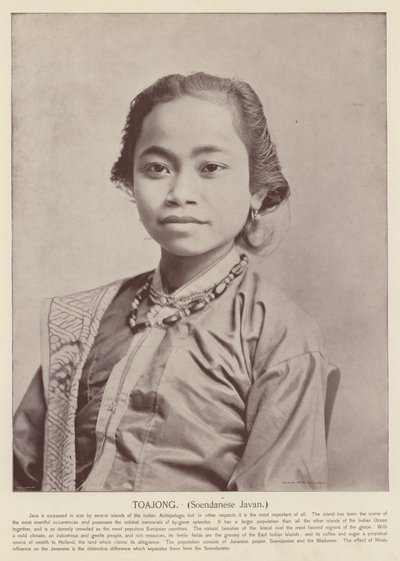 Toajong, Sundanese Javaner von American Photographer