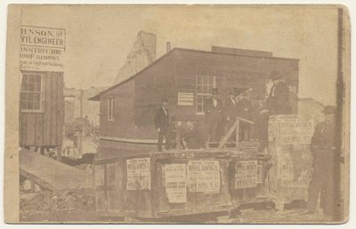 W. D. Kerfoot Block, 1871 von American Photographer