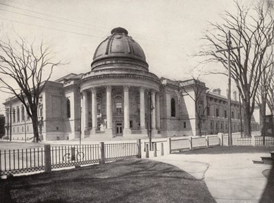 Yale University: "Rotunde," Woolsey Hall links, Yale Speisesaal rechts von American Photographer