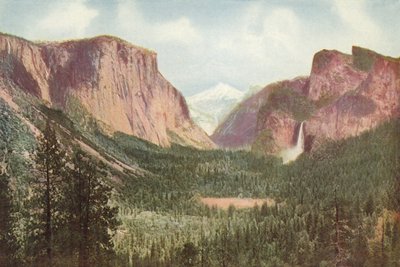 Yosemite-Tal, Kalifornien, Gesamtansicht von Artists Point von American Photographer
