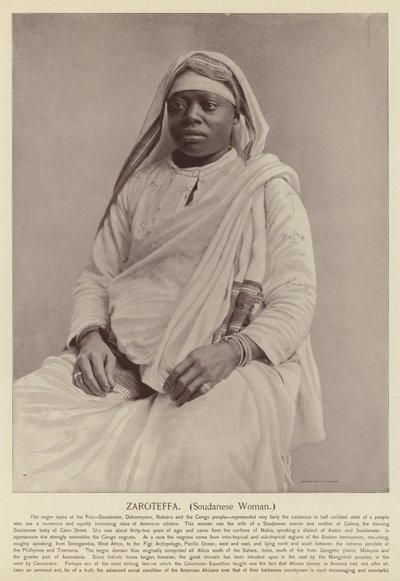 Zaroteffa, Sudanische Frau von American Photographer