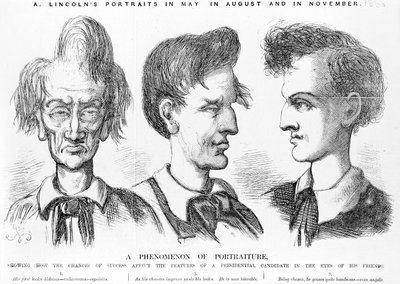 Ein Phänomen der Porträtmalerei, ca. 1860 von American School