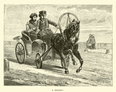 Eine Droschke von American School