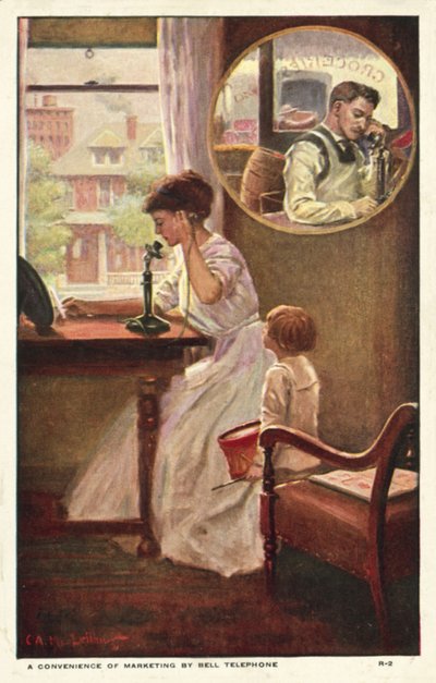 Ein Marketing-Telefonanruf von American School