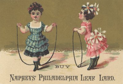 Werbung für Napheys Philadelphia Leaf Lard, ca. 1880 von American School