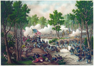 Amerikanischer Bürgerkrieg (1861-1865): Schlacht von Spotsylvania Court House 9.-12. Mai von American School