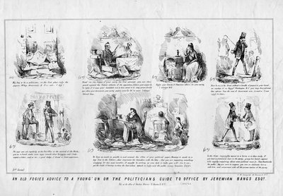 Ein alter Fogies Rat an einen Jungen oder der Politikerführer ins Amt von Jeremiah Banks Esq., veröffentlicht von T W Strong, New York, ca. 1852 von American School