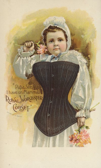 Babygesicht mit Korsett von American School