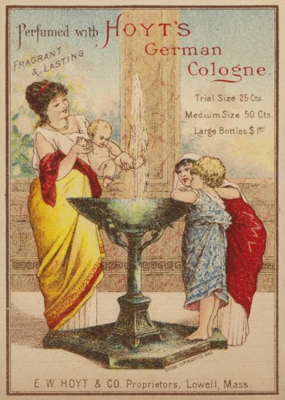 Baby im Brunnen baden von American School