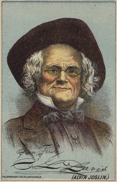 C L Davis Porträt (Alvin Joslin) von American School