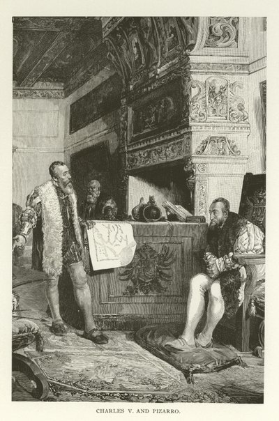 Karl V. und Pizarro von American School