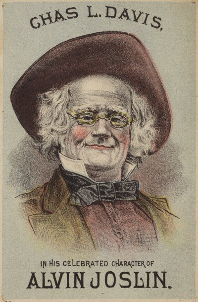 Chas L Davis in seiner berühmten Rolle als Alvin Joslin von American School