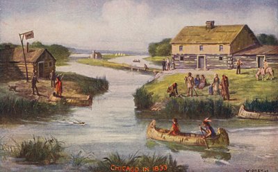 Chicago: Chicago im Jahr 1833 von American School