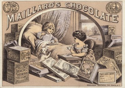 Kinder trinken Schokolade, Werbung für Maillards Schokolade von American School