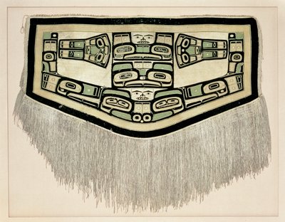 Chilkat-Decke, vor 1832 von American School