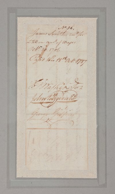 Verfassungskonvent: Sammlung von Briefen und Dokumenten, unterzeichnet von 54 der 55 Delegierten des historischen Konvents von 1787 von American School