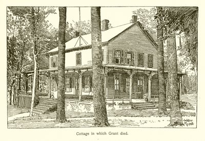Hütte, in der Grant starb von American School