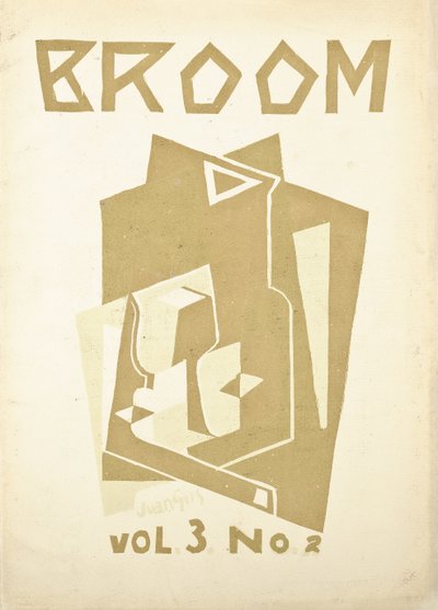 Titelblatt für Band 3, Nummer 2, der Kunstzeitschrift "Broom", ca. 1921-1924 von American School