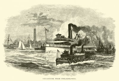 Abreise aus Philadelphia von American School