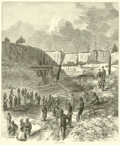 Dutch Gap Canal, Oktober 1864 von American School