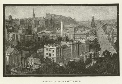 Edinburgh, vom Calton Hill von American School