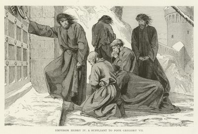 Kaiser Heinrich IV. als Bittsteller vor Papst Gregor VII. von American School