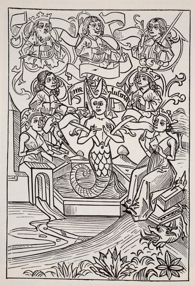 Fee Melusine, aus Der Weltführer zu Gnomen, Feen, Elfen und anderen kleinen Leuten von Thomas Keightley (1789-1872) veröffentlicht 1880 von American School