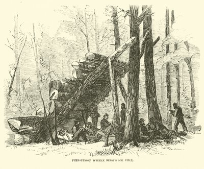 Feuerfest, wo Sedgwick fiel, Mai 1864 von American School