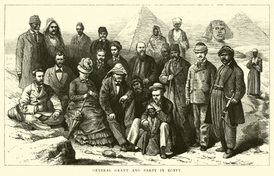 General Grant und Gefolge in Ägypten von American School