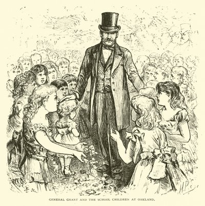 General Grant und die Schulkinder in Oakland von American School