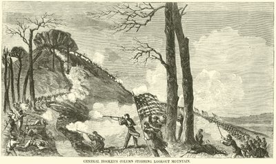 General Hookers Kolonne stürmt Lookout Mountain, November 1863 von American School