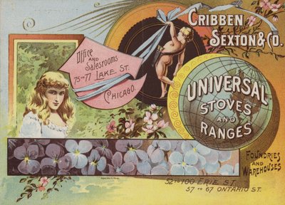 Mädchen und Cherub von American School