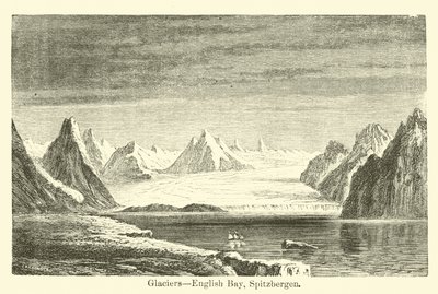 Gletscher, English Bay, Spitzbergen von American School