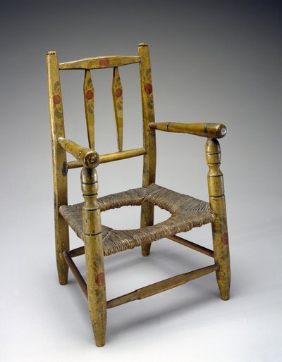 Lochstuhl, um 1800-1850 von American School