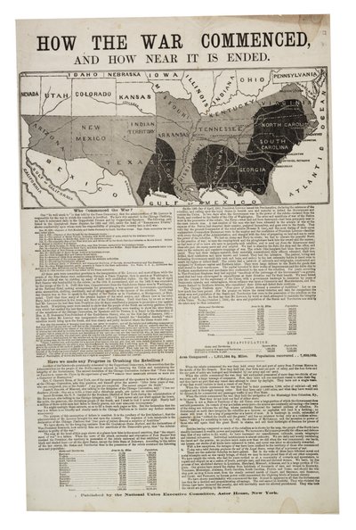 Wie der Krieg begann und wie nah er zu Ende ist, 1. Oktober 1864 von American School