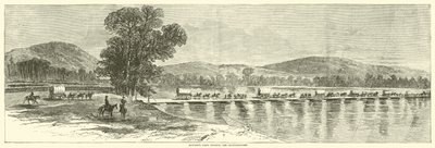 Howards Korps überquert den Chattahoochee, Juli 1864 von American School
