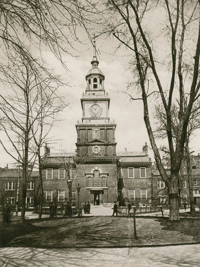 Independence Hall, Philadelphia von American School