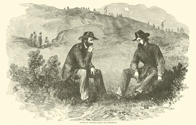 Interview zwischen Grant und Pemberton, Juli 1863 von American School