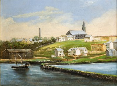 Landschaft von Bunker Hill, nach 1862 von American School