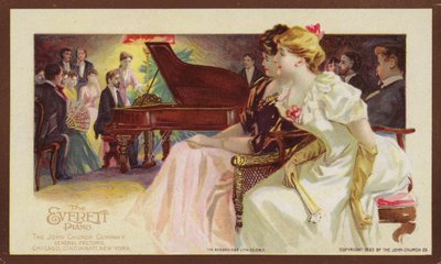 Zuhören bei einem Klavierkonzert von American School