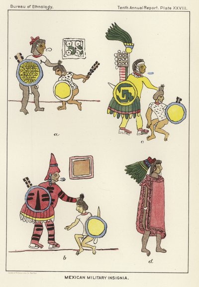 Mexikanische Militärabzeichen von American School