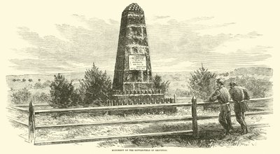 Denkmal auf dem Schlachtfeld von Groveton, August 1862 von American School