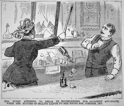 Mrs. Hurst zerstört einen Saloon, aus der 